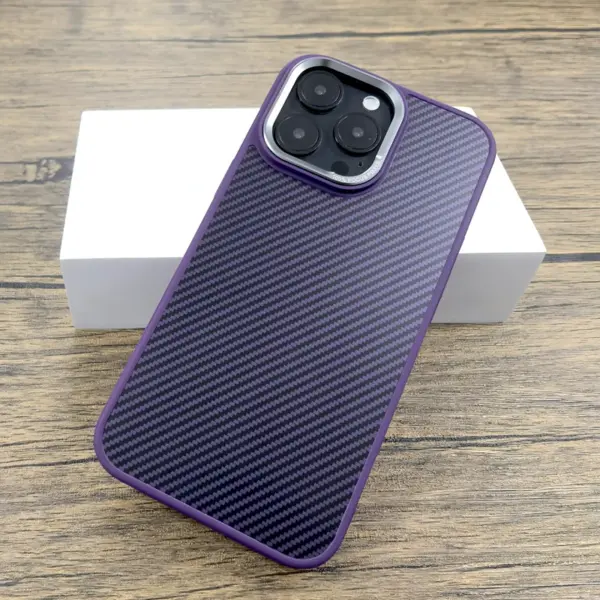 Carbon Fiber Matte Case for iPhone 11-16 Pro Max - Image 3