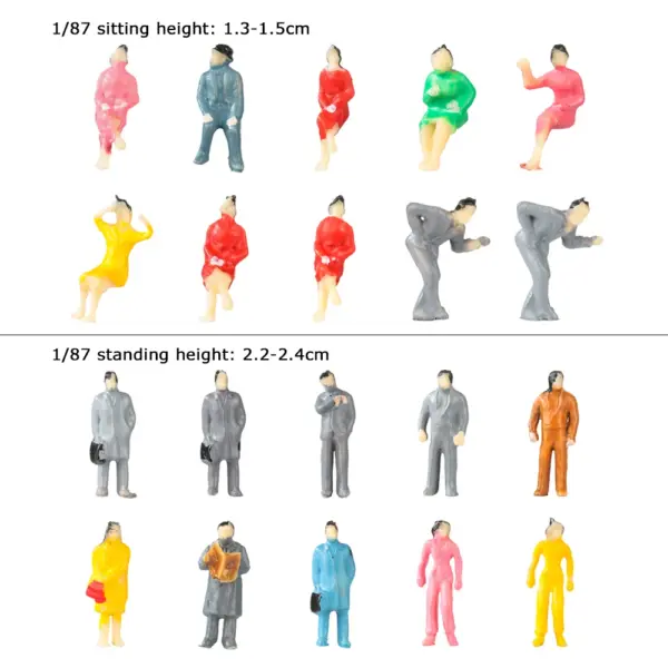 10Pcs Miniature Swimming Figures Assorted Poses - Image 5