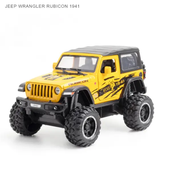 1:32 Scale Alloy Jeep Wrangler Rubicon Toy - Image 7