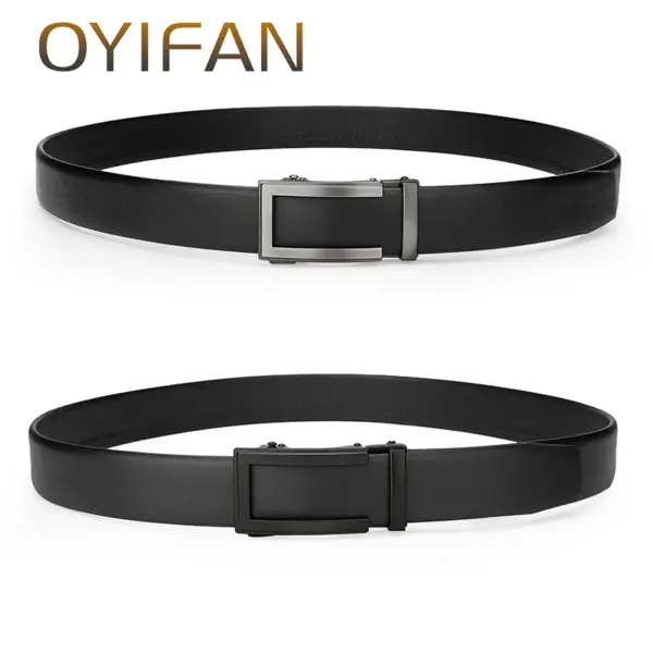 Men's Automatic Leather Belt 110-130cm - Image 6