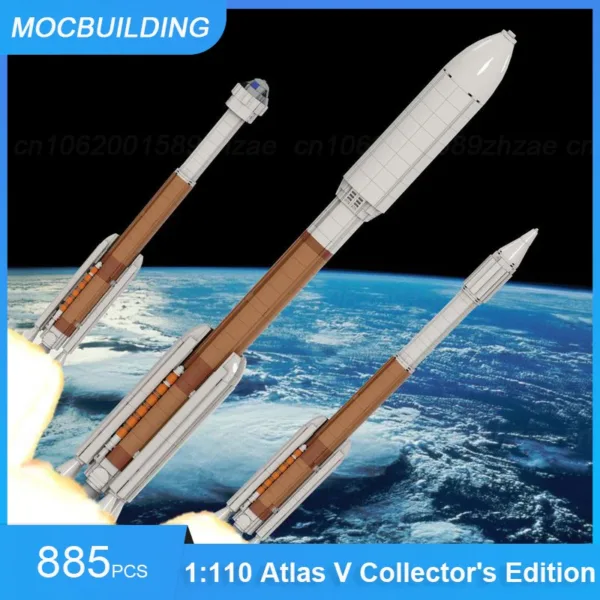 Atlas V Model Building Blocks Set 885PCS