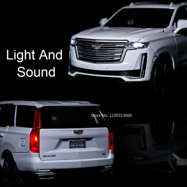 1:32 Escalade Toy Car with Light and Sound - Image 3