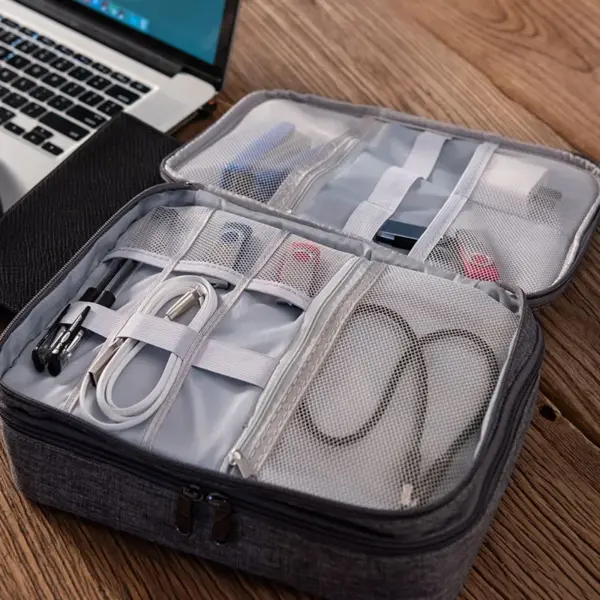 Three-Layer Storage Bag for Travel Essentials - Image 5