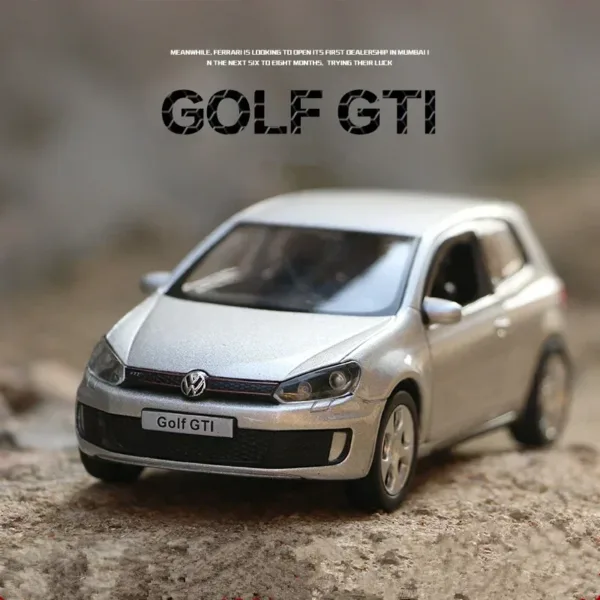 1:36 Diecast Volkswagen Golf 6 GTI Model - Image 3