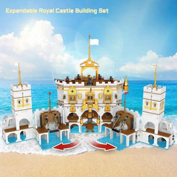 4168PCS Royal Bay Castle Building Blocks Set - Image 4