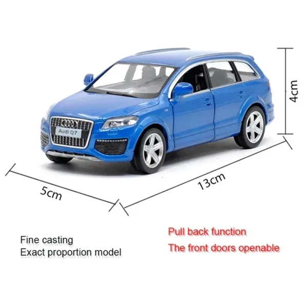 1:36 Alloy Audi Q7 Off-Road Model Toy - Image 3