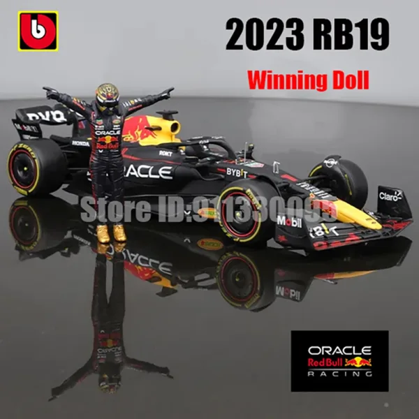 Bburago 1:24 Red Bull RB19 Diecast Model Car - Image 6