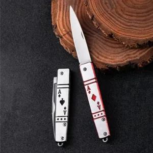 Portable Stainless Steel Folding Knife 17cm