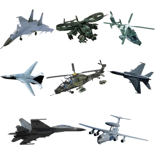 Airplane Assembly Model Set - 8 Styles