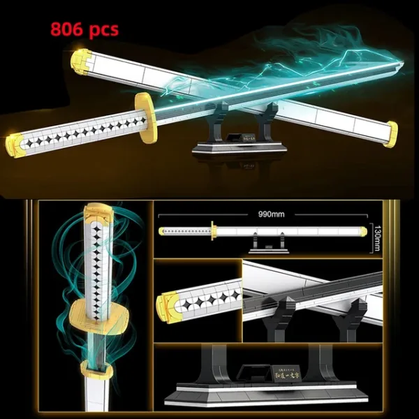 Ninja Katana Building Blocks Sword Set - Image 8