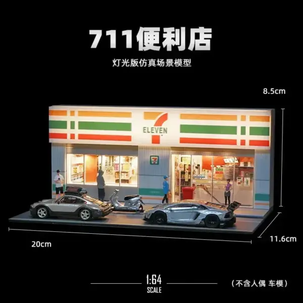 1/64 Scale Urban Convenience Store Model - Image 7