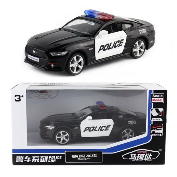 1:36 Scale Diecast Dodge Ford Mustang Model - Image 9