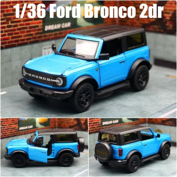 1:36 Ford Bronco Diecast Model Car - Image 8