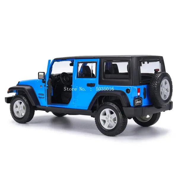 Maisto 1:24 Jeep Wrangler Diecast Model Car - Image 3