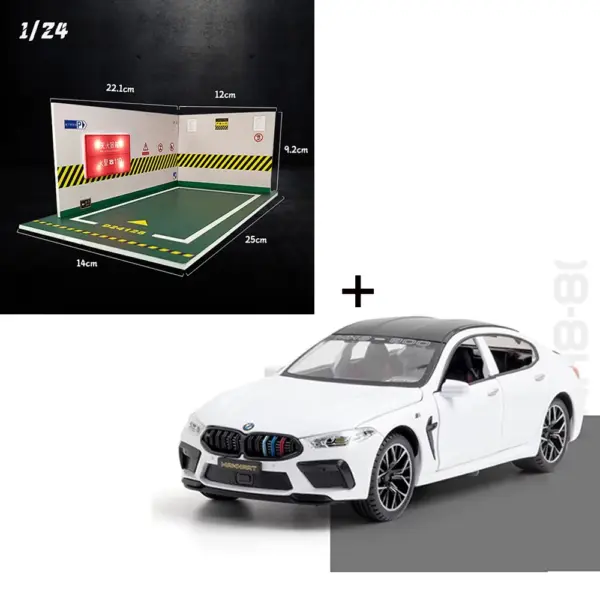 1:24 M8 MH8-800 Diecast Car Toy Model - Image 12