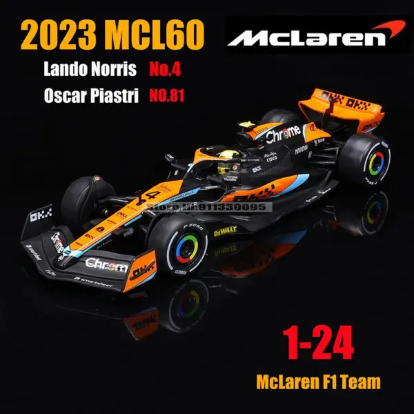 1:24 McLaren F1 Team MCL60 Alloy Model Car