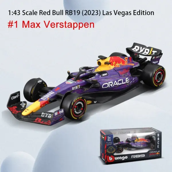 Bburago 1:43 Red Bull Racing F1 Model Car - Image 7