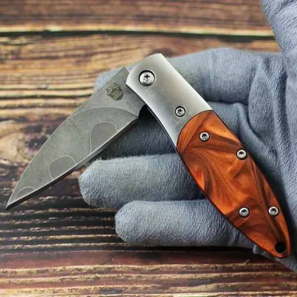 Outdoor Folding Knife with Resin Handle