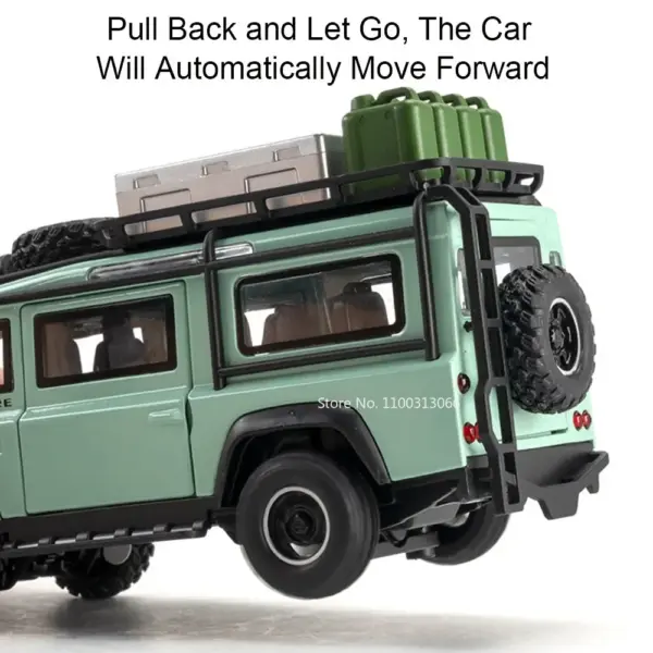 1:32 Land Rover Defender Diecast Car Model - Image 5