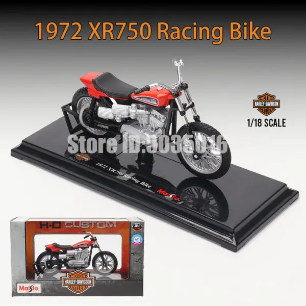 Maisto 1:18 Harley-Davidson Motorcycle Model - Image 7