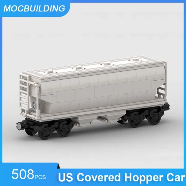 US Covered Hopper Car Building Blocks Set - Image 6