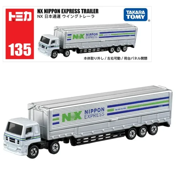 Diecast Extended Truck Bus Toy Model 1:120 - Image 14