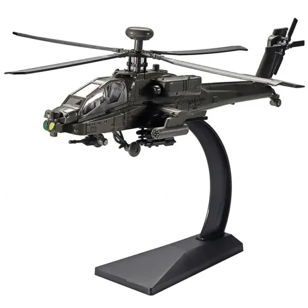 1/32 Scale Diecast Apache Helicopter Model