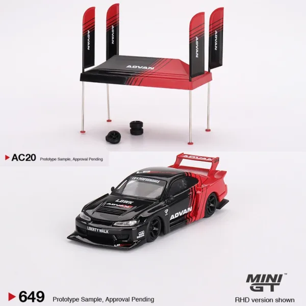 Nissan LB-Super Silhouette S15 Diecast Model - Image 7