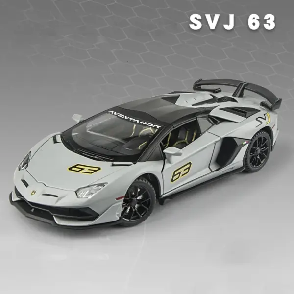 1:24 Scale Alloy Lamborghini Aventador SVJ63 - Image 9