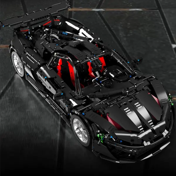 3686PCS Black Super Sport Car Building Blocks - Image 5