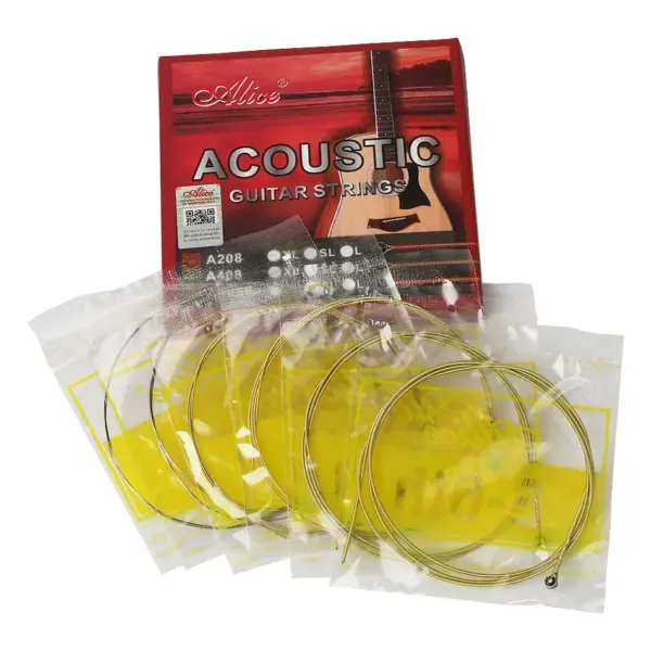 Alice A408 Acoustic Guitar String Set Light Gauge - Image 4