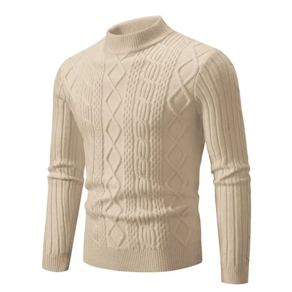 Men's Cozy Cashmere Wool Sweater - Image 3