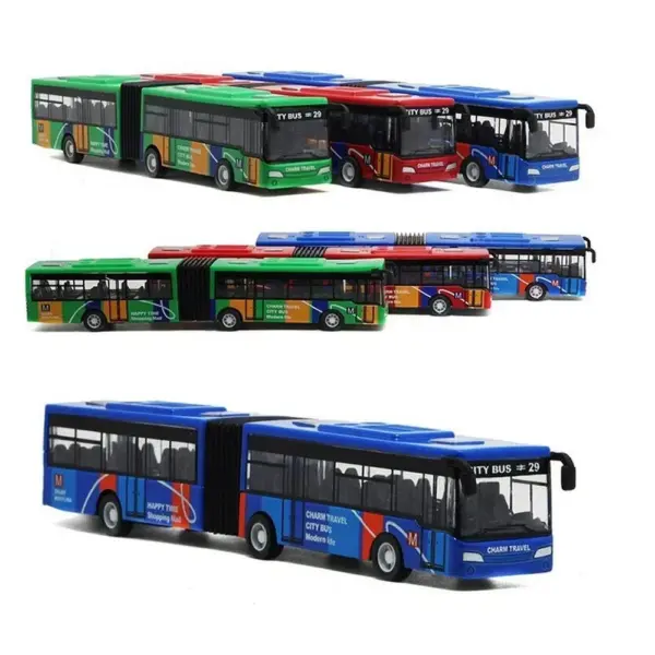 1:64 Diecast City Bus Model Toy for Kids - Image 5