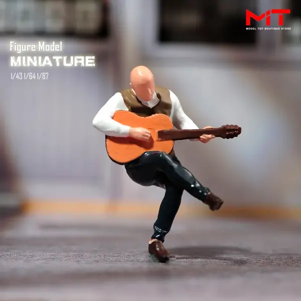 Miniature Figurine Set - Man Playing Guitar - Image 4