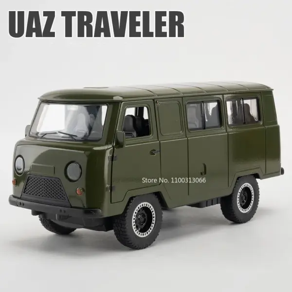 1/18 Russia UAZ Van Diecast Model Toy