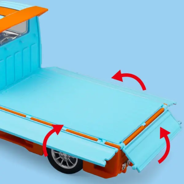 1:24 Alloy Gulf Truck Diecast Toy Car Model - Image 5