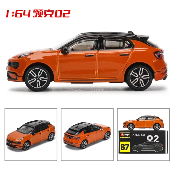 1:64 Scale LYNK Diecast Car Model - Image 2