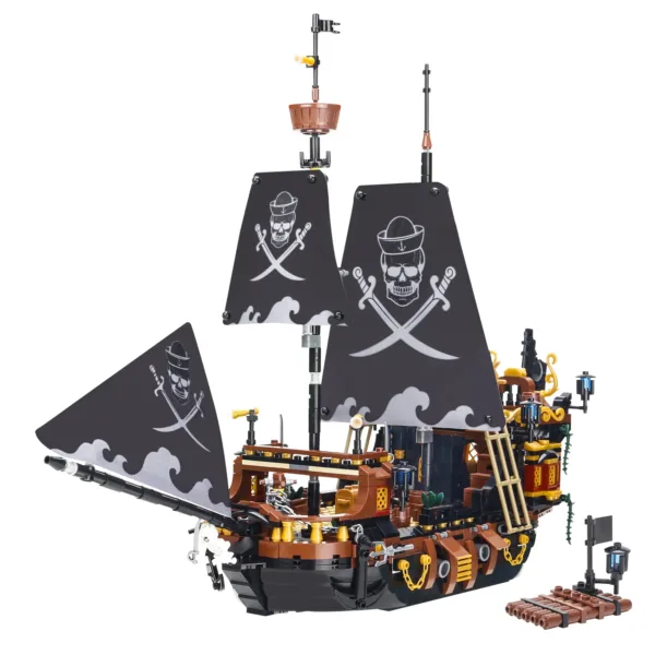 1328PCS Pirate Ship Building Blocks Set - Image 8