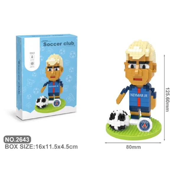 Football Player Mini Figures Building Blocks Set - Image 7