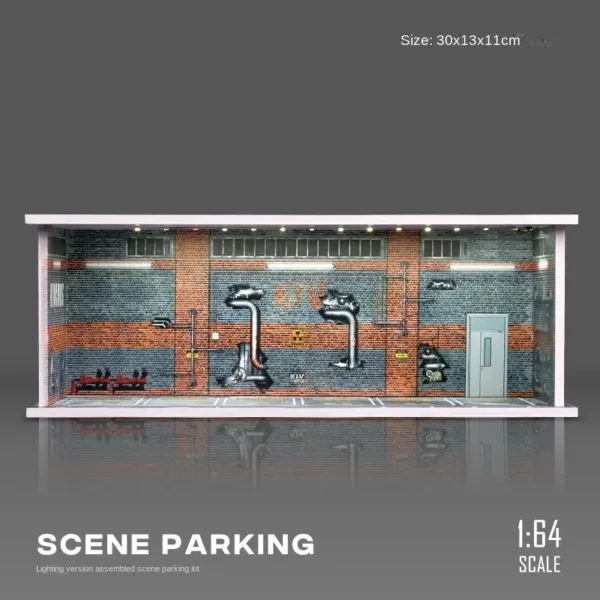 1/64 Scale Alloy Car Parking Lot Model - Image 2