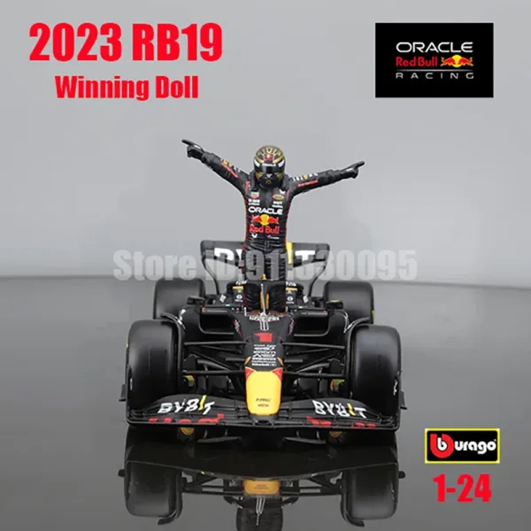 Bburago 1:24 Red Bull RB19 Diecast Model Car - Image 2