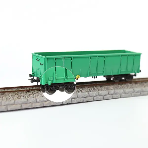 4pcs HO Scale Metal Train Bogies with Wheels - Image 3