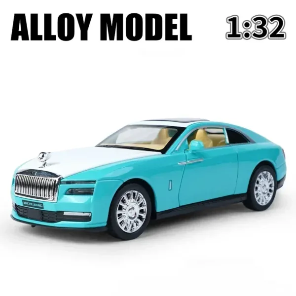 1:32 Rolls Royce Spectre Alloy Diecast Car - Image 7