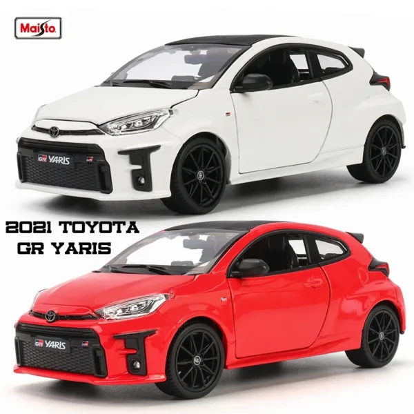 2021 Toyota Gr Yaris 1:24 Diecast Model Car