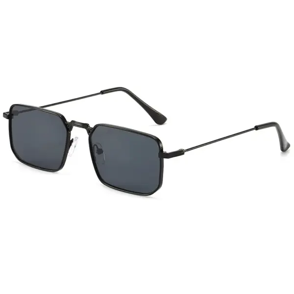 Square Metal Frame Sunglasses for Women - Image 9