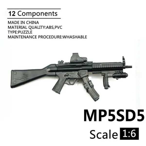 1:6 Scale MP5SD5 Submachine Gun Model