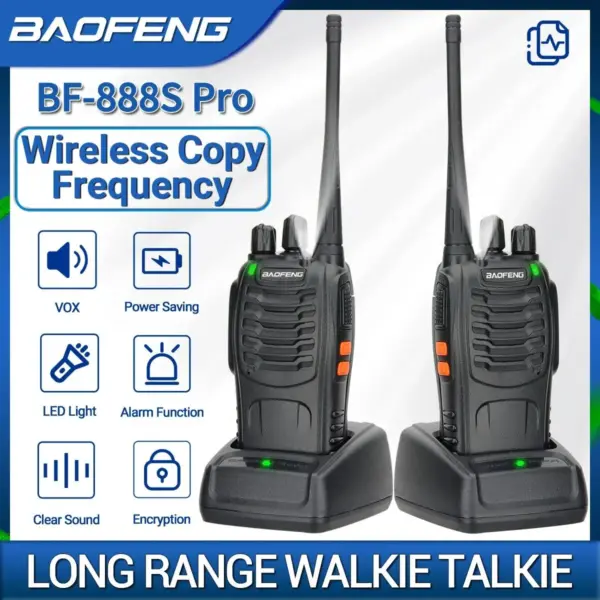 Baofeng BF-888S Pro Walkie Talkie Set