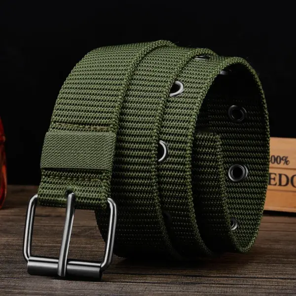 120 cm Versatile Canvas Belt for Men - Image 4