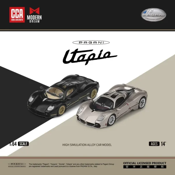 Pagani Utopia 1/64 Diecast Model Car - Image 2