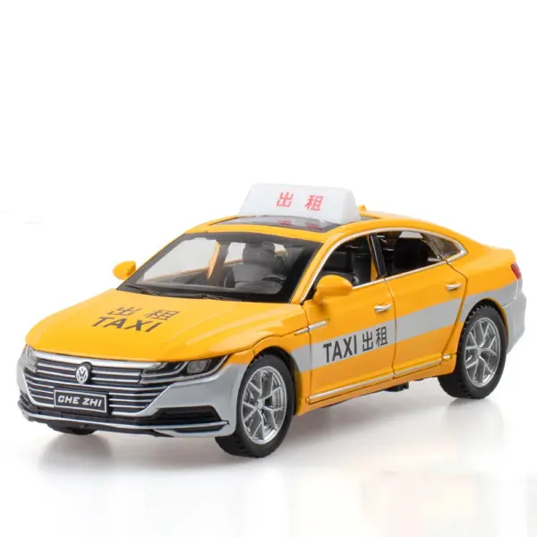 1:32 Scale Diecast CC Taxi Model Car - Image 9